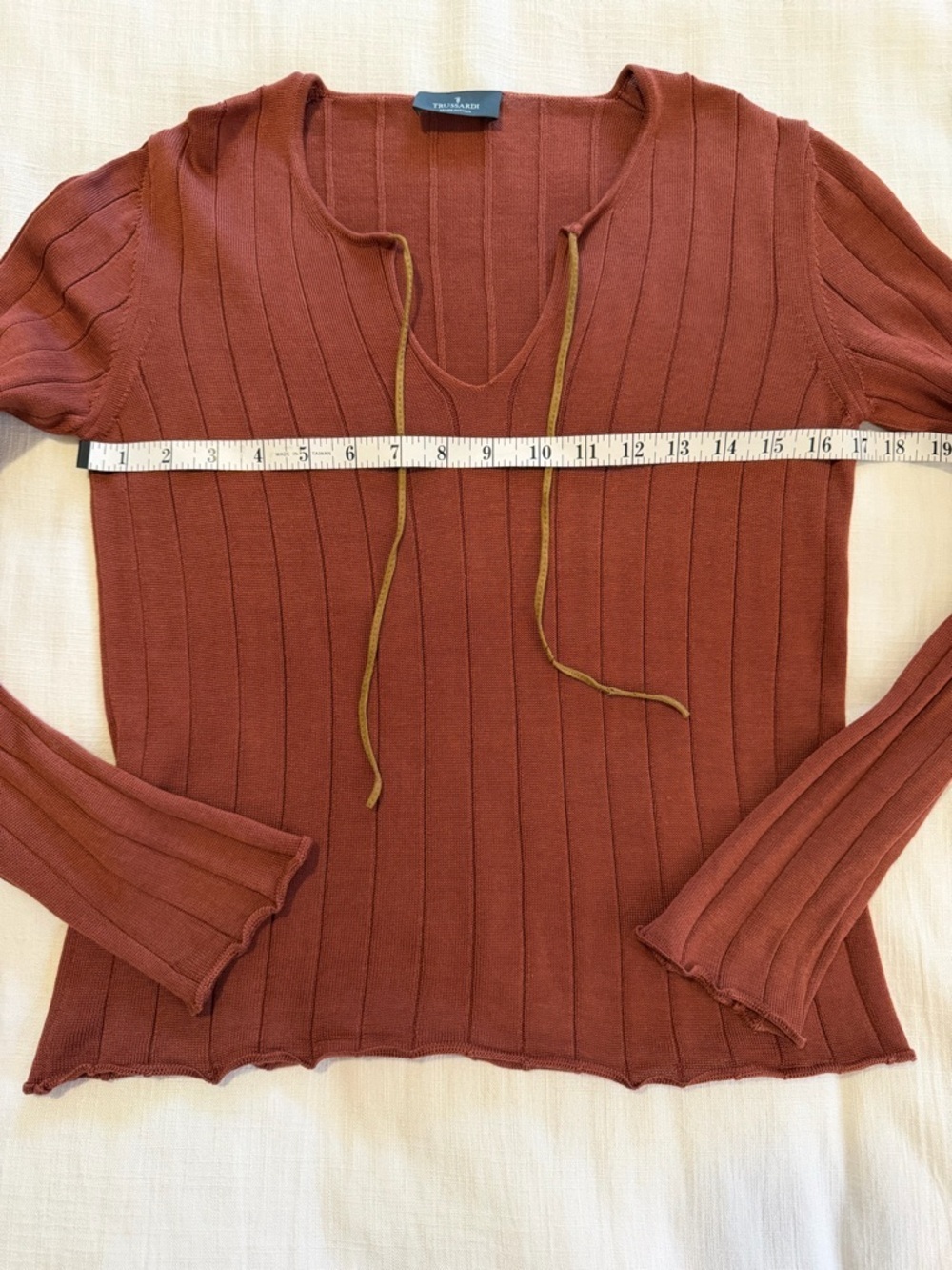 Trusardi Rust Colored Sweater Women’s - Picture 7 of 9
